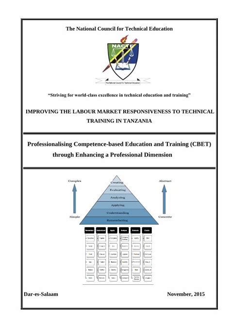 jet cbet|(PDF) Competency Based Education and Training in Technical.